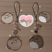 Matching zawieszek do telefonu Pusheen i Tommy 