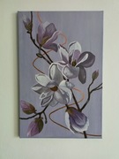 Magnolie_ obraz ręcznie malowany _40x60 cm_ IG_ natalia.sokolova.art