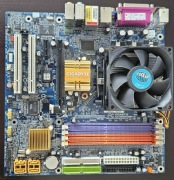 Płyta główna GIGABYTE GA-K8N51GMF-9 + procesor + chłodzenie + maskownica 