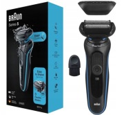 Golarka Braun Series 5 50-B1000s czarno- niebieska na mokro i sucho