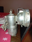 Stara lampa lampka karbidowa Hackel do roweru antyk unikat kolekcjonerski