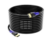 Kabel HDMI 4K 15 m HDMI 2.0 18 Gb/s ARC Ethernet złocony