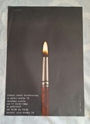 Plakat plakaty Marka Freundereicha w galerii Wielka 19 Poznań