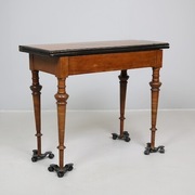 neorenesansowy stół do gier, biurko rozkładane