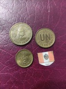 Peru zestaw 3 monet