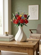 JULIA - Biały wazon do kwiatów, LEGO ICONS BOTANICALS