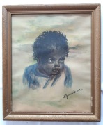 OBRAZ CIEMNOSKÓRE DZIECKO PRL