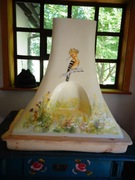 okap kuchenny,okap retro,kolorowy okap,