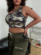 Crop top SHEIN LUNE na jedno ramię