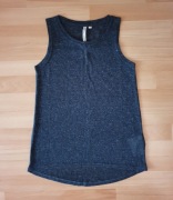 DIVERSE koszulka bluzka damska top granatowy M/38