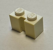 Lego 4216 klocek prowadnica 1x2 biały - 2 sztuki !