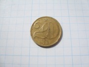 Czechosłowacja moneta 20 halerzy 1986