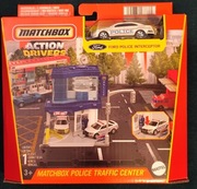 MATCHBOX PRAWDZIWE PRZYGODY ZESTAW ACTION DRIVERS POSTERUNEK POLICJI FORD