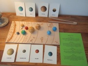 Drewniane pomoce Montessori: Układ Słoneczny