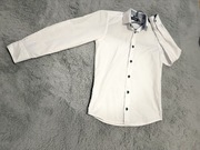 Koszula biała Jankes r. 146 długi rękaw KOMERS