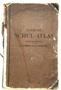 Atlas    geograficzny   niemiecki     z   roku  około 1912