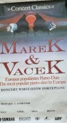 Plakat koncertowy Marek & Wacek