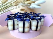 Świeca sojowa podziękowania dla gości komunia wesele mały bubble 