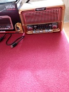 Radio Retro akumulatorowe.usb.bluetooth