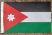 Flaga proporczyk Jordania