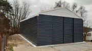 Hangar 8x40x4m , obicie blachą, szeroka brama 5m