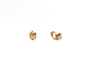 Małe kolczyki dziecięce z kryształem Swarovski