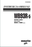 Instrukcja Obsługi Komatsu WB 93 R-5 w jz. polskim