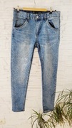 Niebieskie dżinsy męskie Fit Skinny bawełna diverse W31 L32