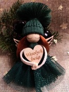 Aniołek zawieszka, choinka, upominek 