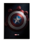 Tarcza Capitana America plakat A3 Avengers, Marvel - trzecia sztuka GRATIS