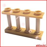 LEGO 30055 PŁOTEK barierka 1x4x2 perłowy złoty