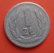 Moneta 1 złoty 1957 r. PRL (Al)