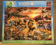 Puzzle King 1000 elementów The Big Five