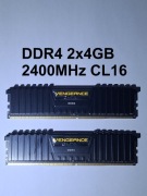 Corsair Vengeance LPX DDR4 8GB (2x4GB) 2400MHz CL16 | MemTest OK