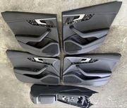 Tapicerka boczki skórzane Audi a4 b9 sedan tunel