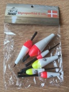 Zestaw spławików ze styropianu 