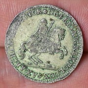 Polska dwugrosz wikariacki 1741 Drezno