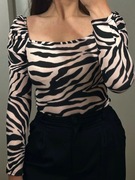 Body w zebrę PrettyLittleThing