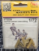 CMK 1/72 F72228 German panzer crew sitting (3 figures)