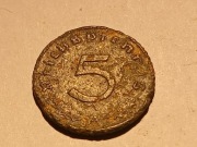 Niemcy, III Rzesza, 5 reichspfennig 1941