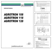 Deutz-Fahr Agrotron 108 118 12 Service Manual Instrukcja serwisowa