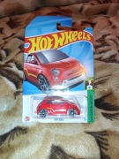 Hot Wheels Fiat 500e  Długa karta 
