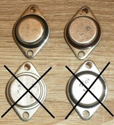 Tranzystor germanowy mocy TG-70, TG-71, 1.5 A, 20/30 V, 10 W, PNP, TO-3