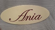 Tabliczka z imieniem Ania Meblik imię