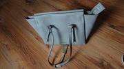 Calvin Klein torebka damska shopper bag szara beż