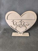Statuetka Serce MAMA/TATA 