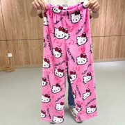 Różowe spodnie HelloKitty NOWE!!!