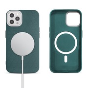 iPhone 12pro Max Back Cover,Green TPU+PC, Anti-Slip