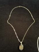 Naszyjnik srebrny z zawieszką