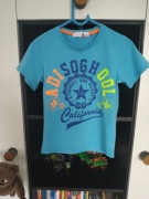 T-shirt niebieski chłopiec rozmiar 104cm 